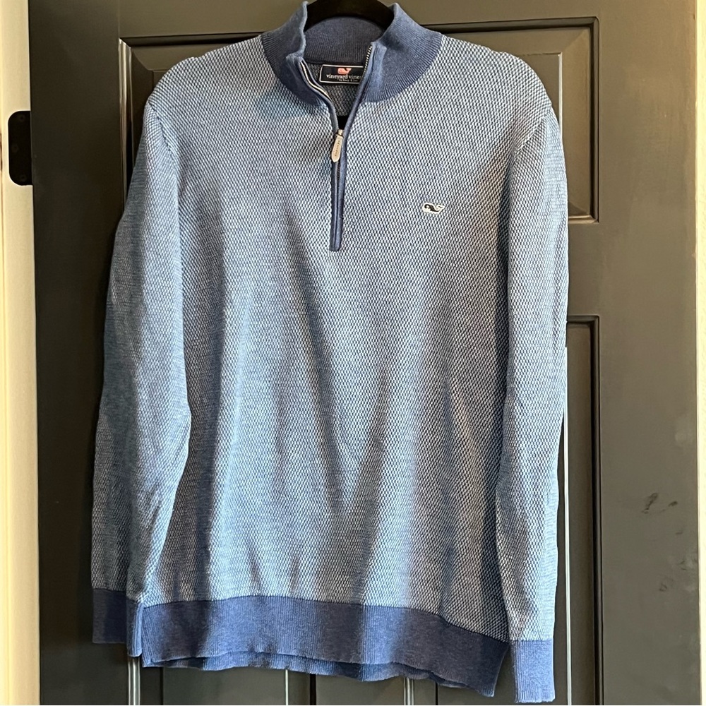 Vineyard Vines Men's Blue Sweater